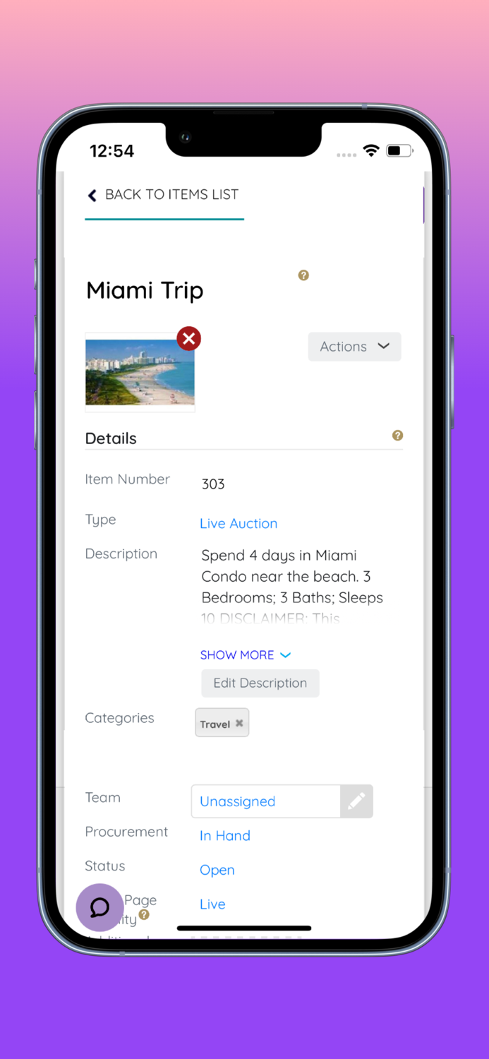 GiveSmart Events Admin