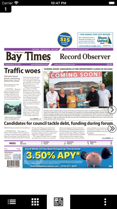 Bay Times / Record Observer Screenshot