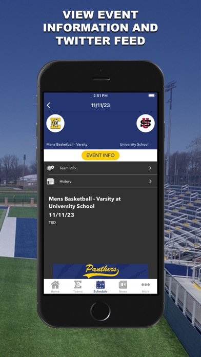 EUC Panthers Athletics Screenshot
