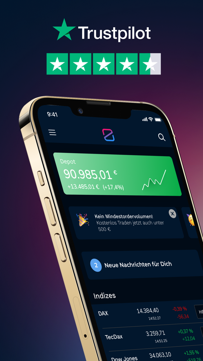 finanzen.net zero Aktien  ETF