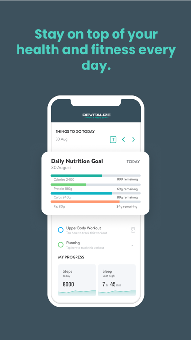 Revitalize Fitness Screenshot