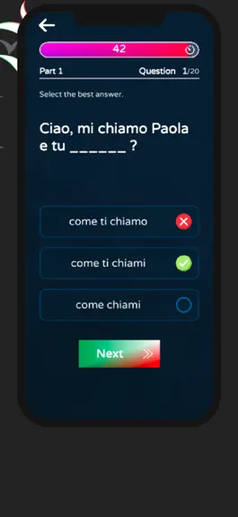 Game screenshot Italian Language Test hack
