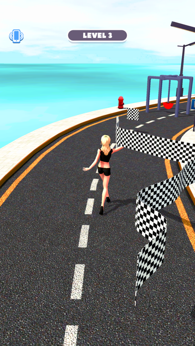 Racing Girl Run Screenshot