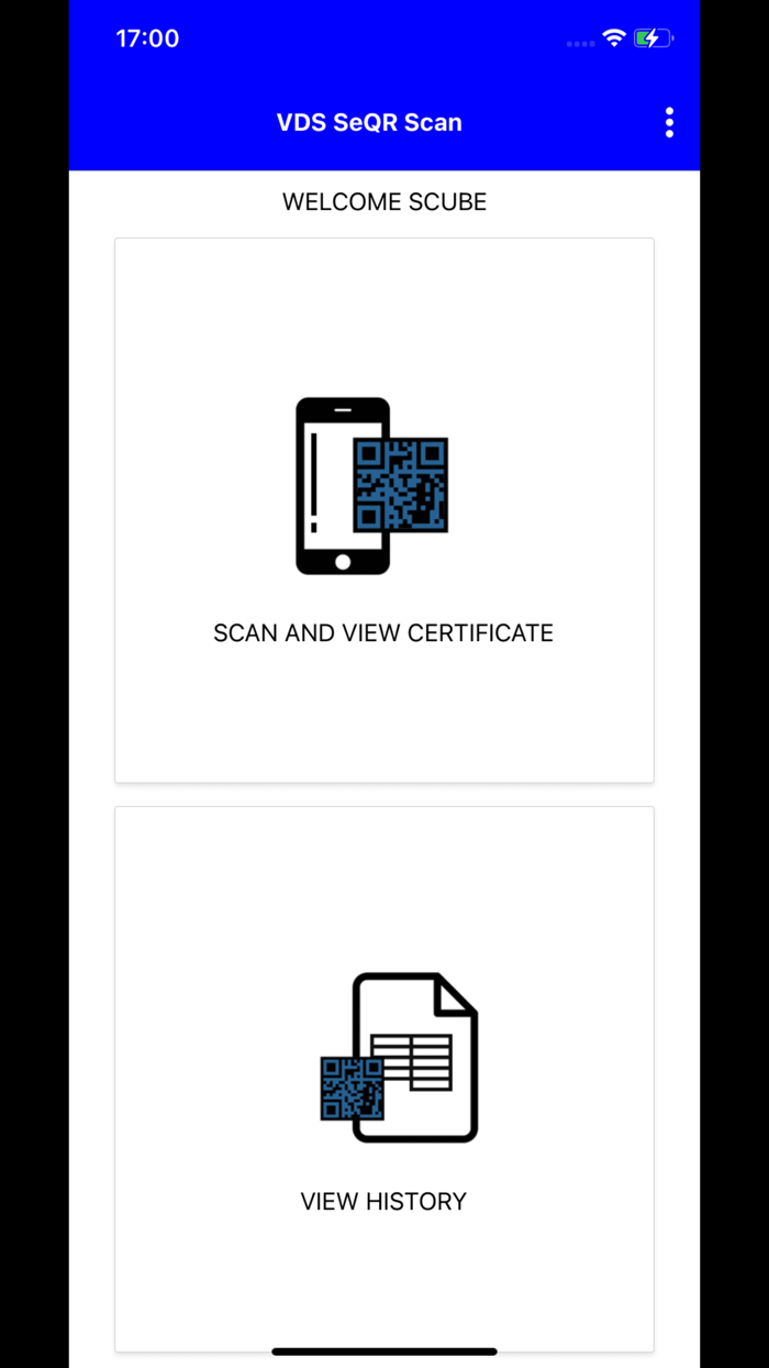VDS SeQR Scan
