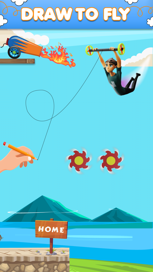 #1. Draw Flights Line Bridge Game (iOS) 由: KUNHAR GAMES LTD