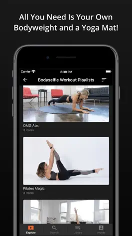 Game screenshot BodyselfieTV Online Workouts hack
