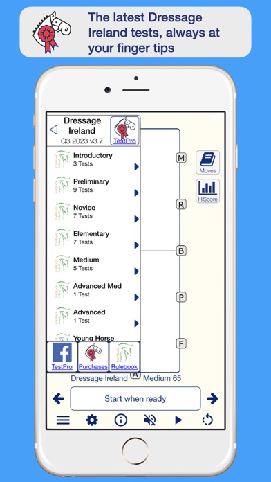 TestPro Dressage Ireland Screenshot