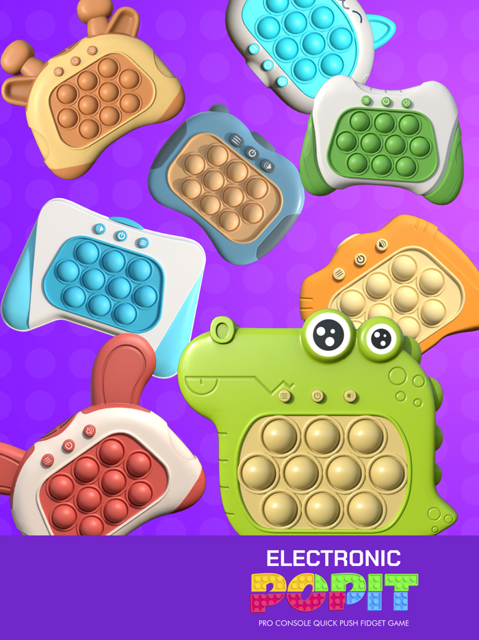 Electronic pop it pro console