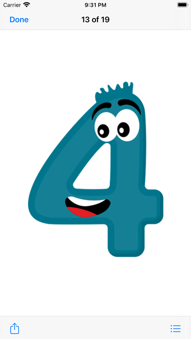 ABC 123 Funny Stickers HD Screenshot