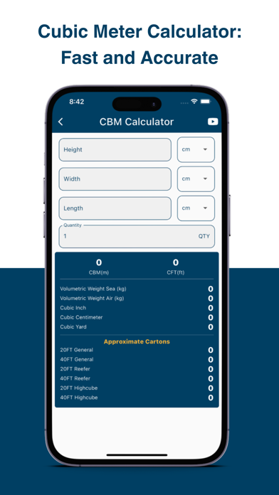Screenshot 2 of CBM Calculator Pro App