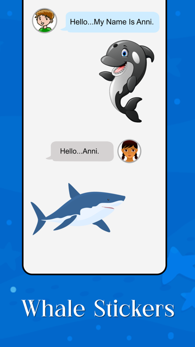 Whale Stickers! Screenshot