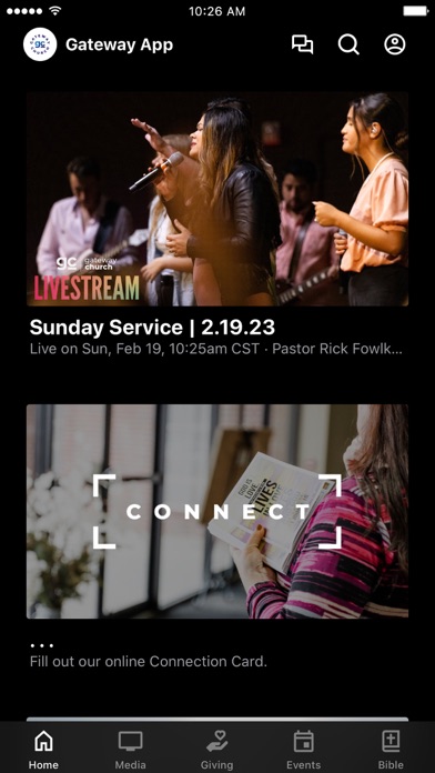 Discover Gateway Church iPhone screenshot 1 - Lifestyle app