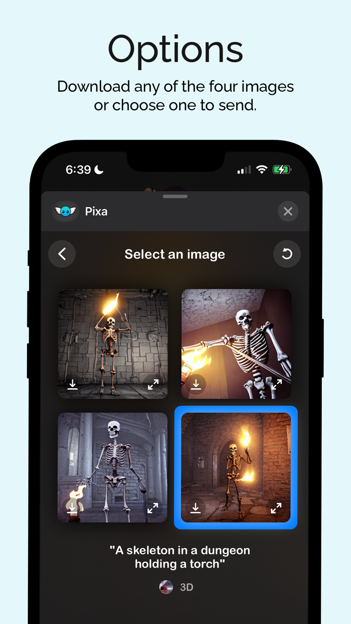 Pixa - AI Images for iMessage
