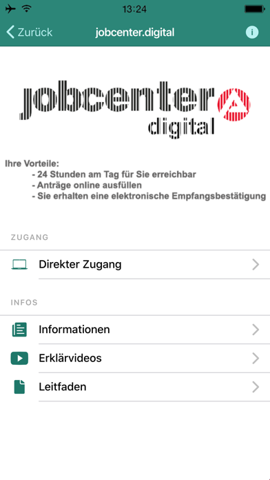 Jobcenter Marzahn-Hellersdorf Screenshot