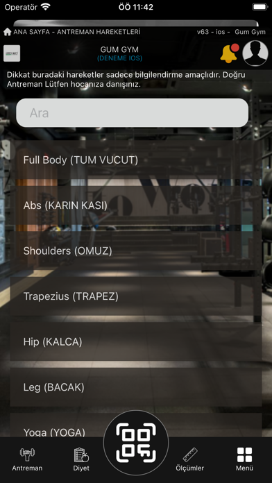 Gum Gym Fitness Club Screenshot