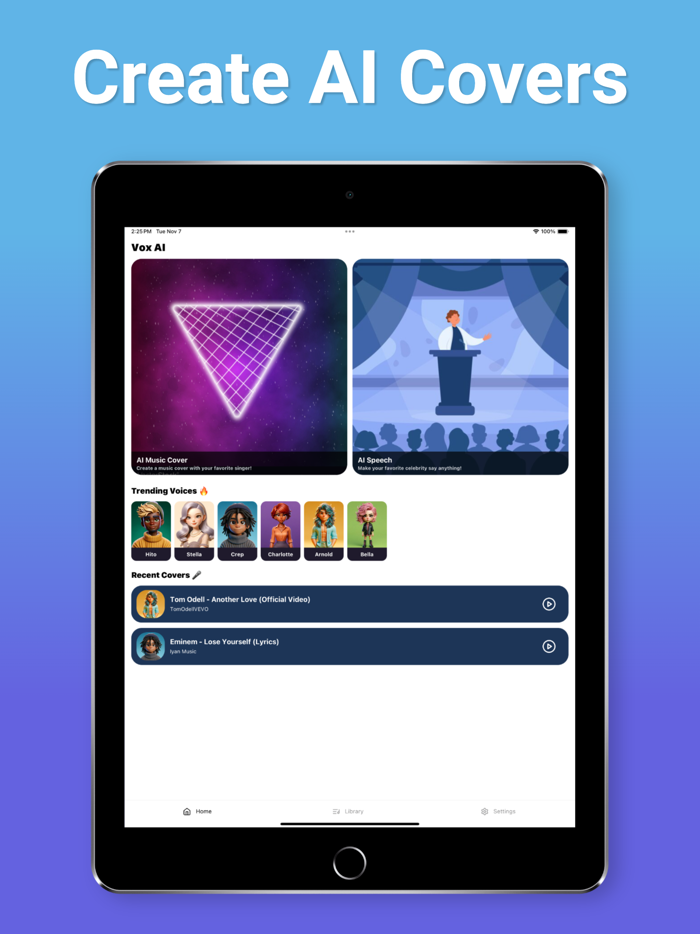 Vox AI Voice Changer and Music