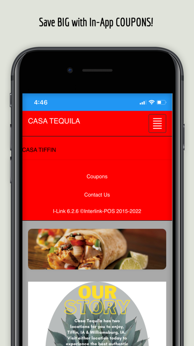 Casa Tequilla Mobile Screenshot