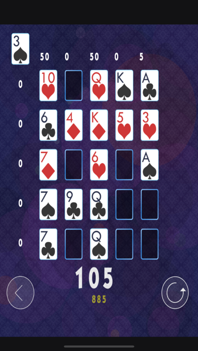 Poker Solitaire! Screenshot