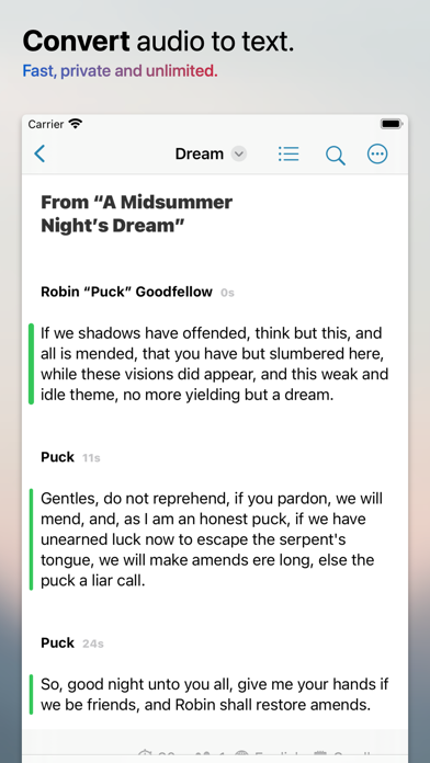 Transcriptionist Screenshot