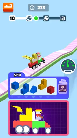 Game screenshot Brick Racing 3D apk