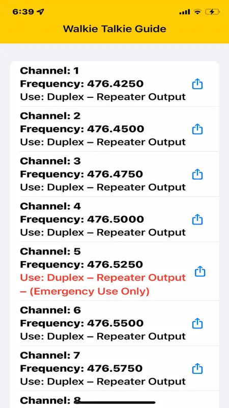 UHF Channel Guide screenshot 2 of 3