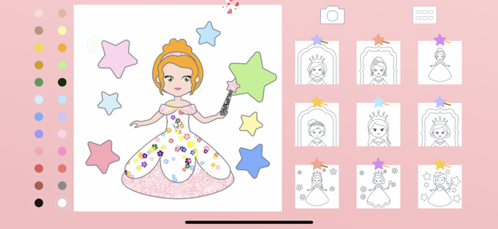 Princess Coloring Kid Toddler