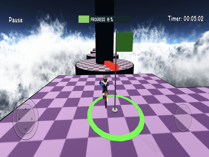 Obby Roblox But On A Bike