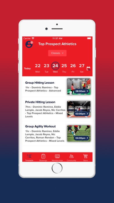 Top Prospect Athletics Screenshot