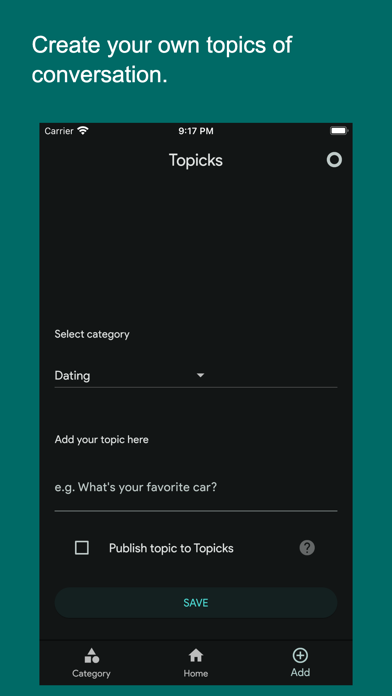 Topicks Screenshot