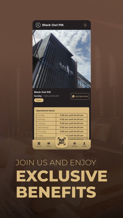 Black Owl Membership Screenshot