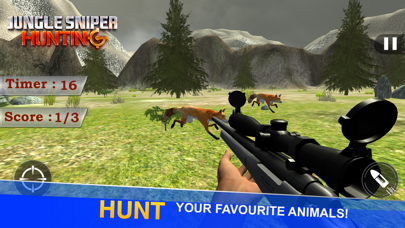 Jungle Sniper Hunting Game Screenshot