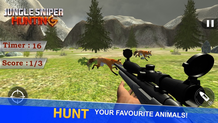 Jungle Sniper Hunting Game screenshot-3