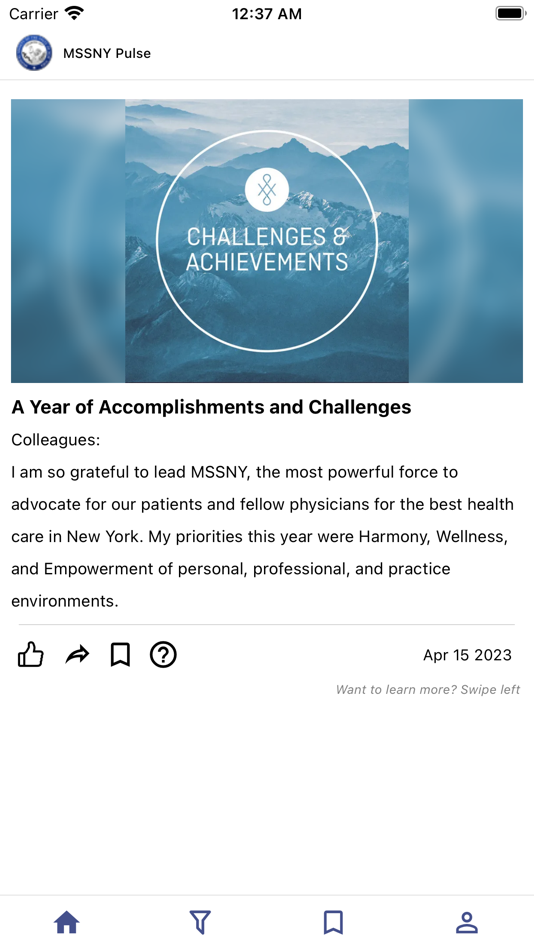 #2. MSSNY Pulse (iOS) Bởi: NOCODEAPP CENTER LLC