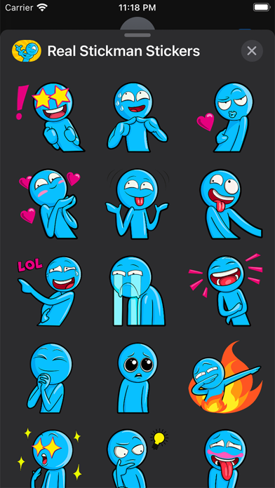 Real Stickman - Emoji Stickers Screenshot