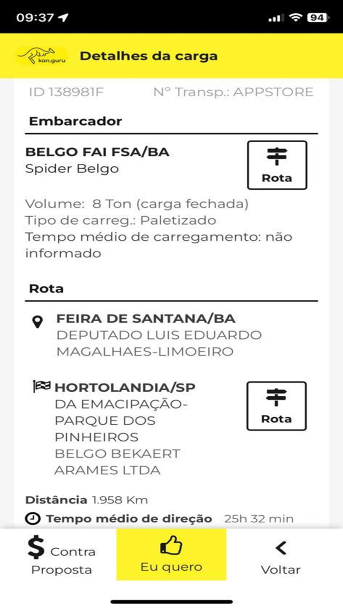 kan.guru - Frete carga agora