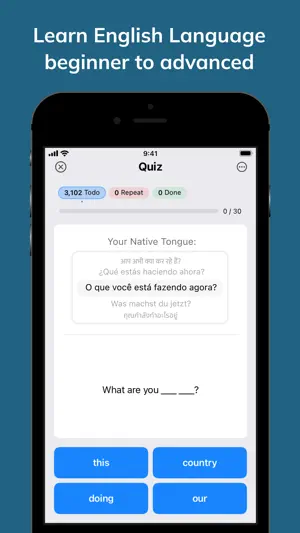 English Language Learning App screenshot 1