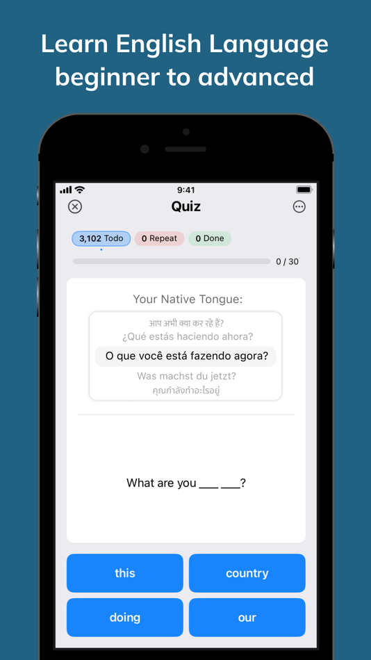 English Language Learning App - 1.0.0 - (iOS)