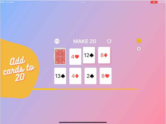 Make 20 Math Game