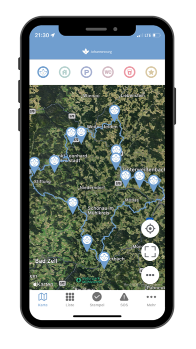 Johannesweg - Wandern mit Sinn Screenshot