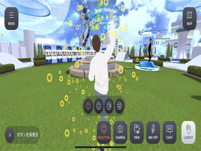 DOOR NTTグループのバーチャルイベントアプリ