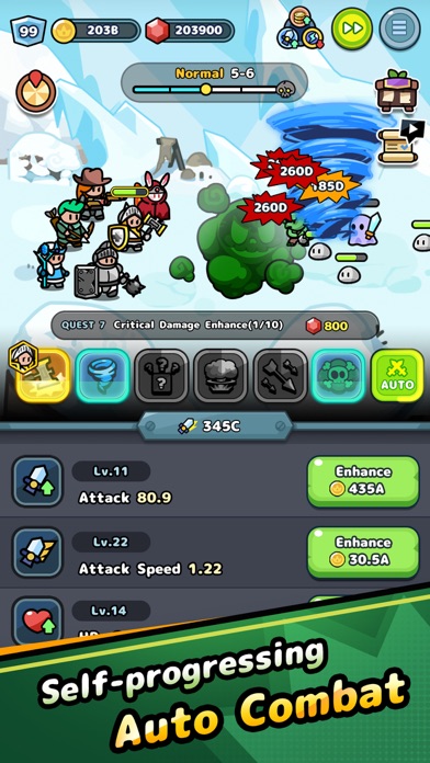 Idle Rumble Heroes Screenshot