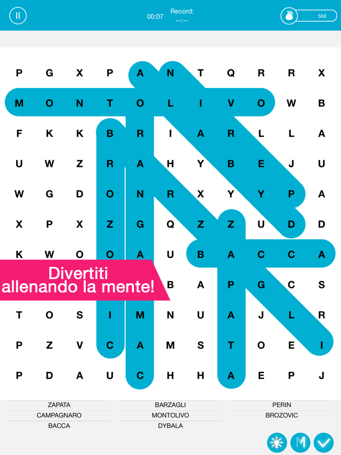 Parole Intrecciate CruciPuzzle