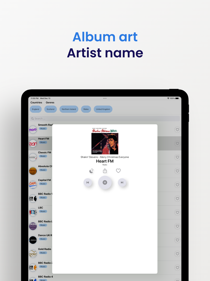 British Radio stations live FM