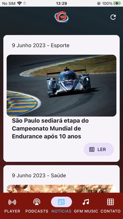 Grande FM 92,1 Dourados - MS Screenshot