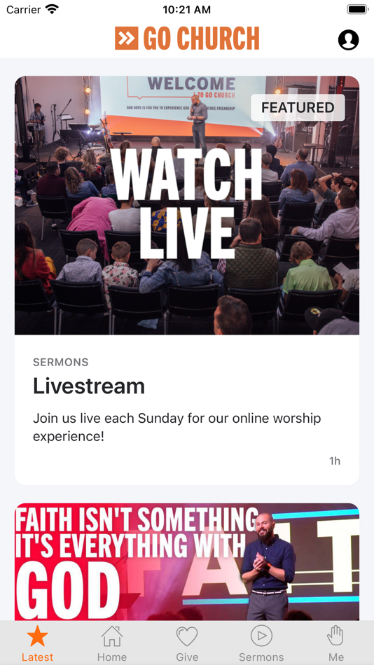 #1. The Go Church App (iOS) By: Go Church (CO)