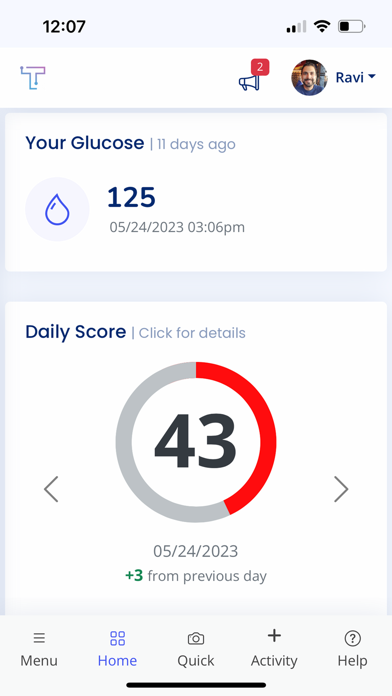Theia Health Screenshot