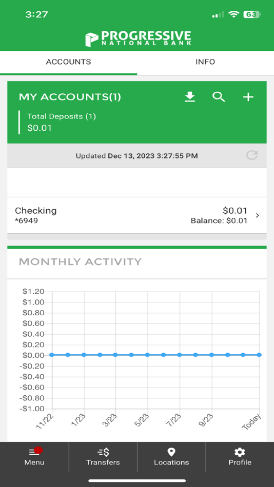 #2. Progressive National Mobile (iOS) 由: ProgressiveNationalBank
