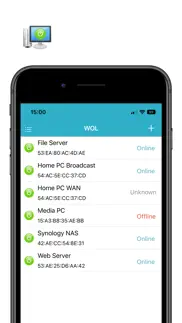 easy wol (wake on lan) iphone screenshot 1