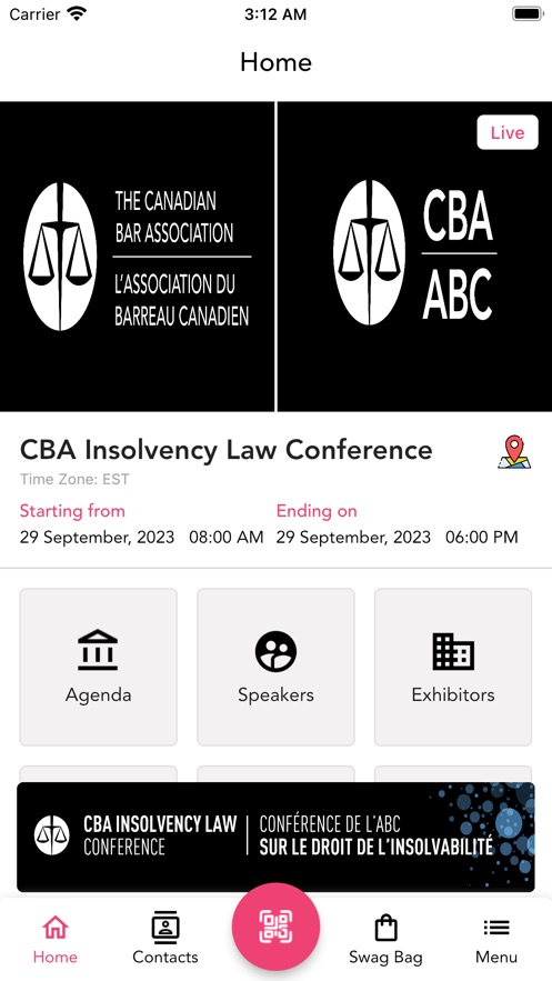 CBA - Conference App