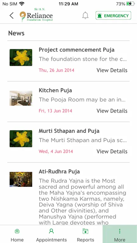 Reliance Foundation Hospital screenshot 8 of 8